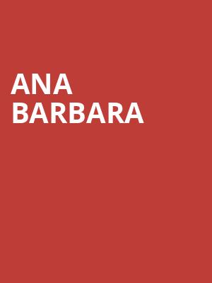 Ana Barbara, Kiva Auditorium, Albuquerque